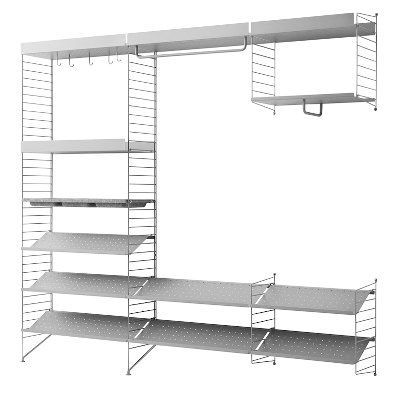 String Hyllsystem No 16, Grå