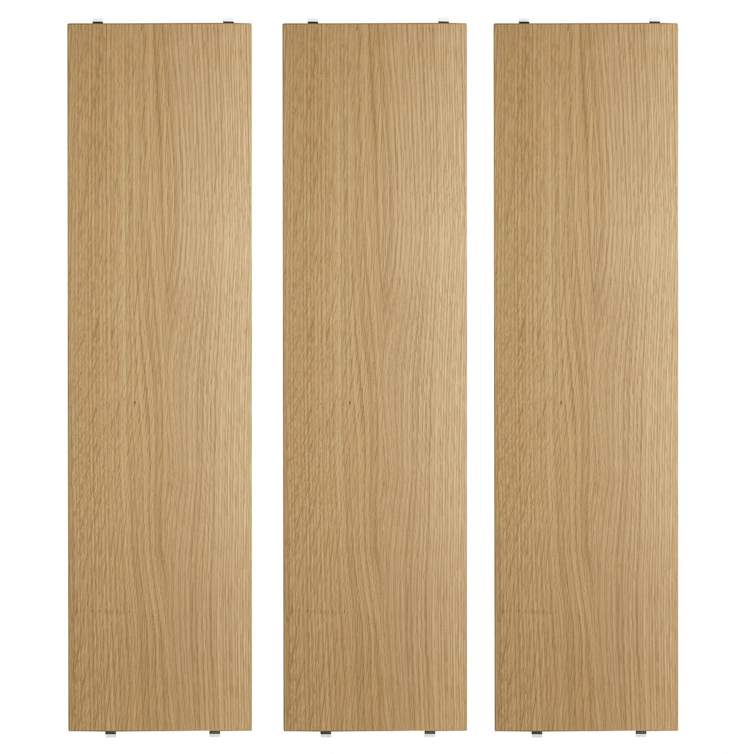 String Hyllplan 3-pack 78x20 Cm - Modulära hyllsystem Ek