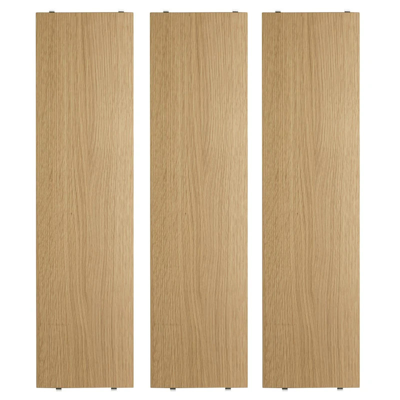 String Hyllplan 3-pack 78x20 cm, Ek