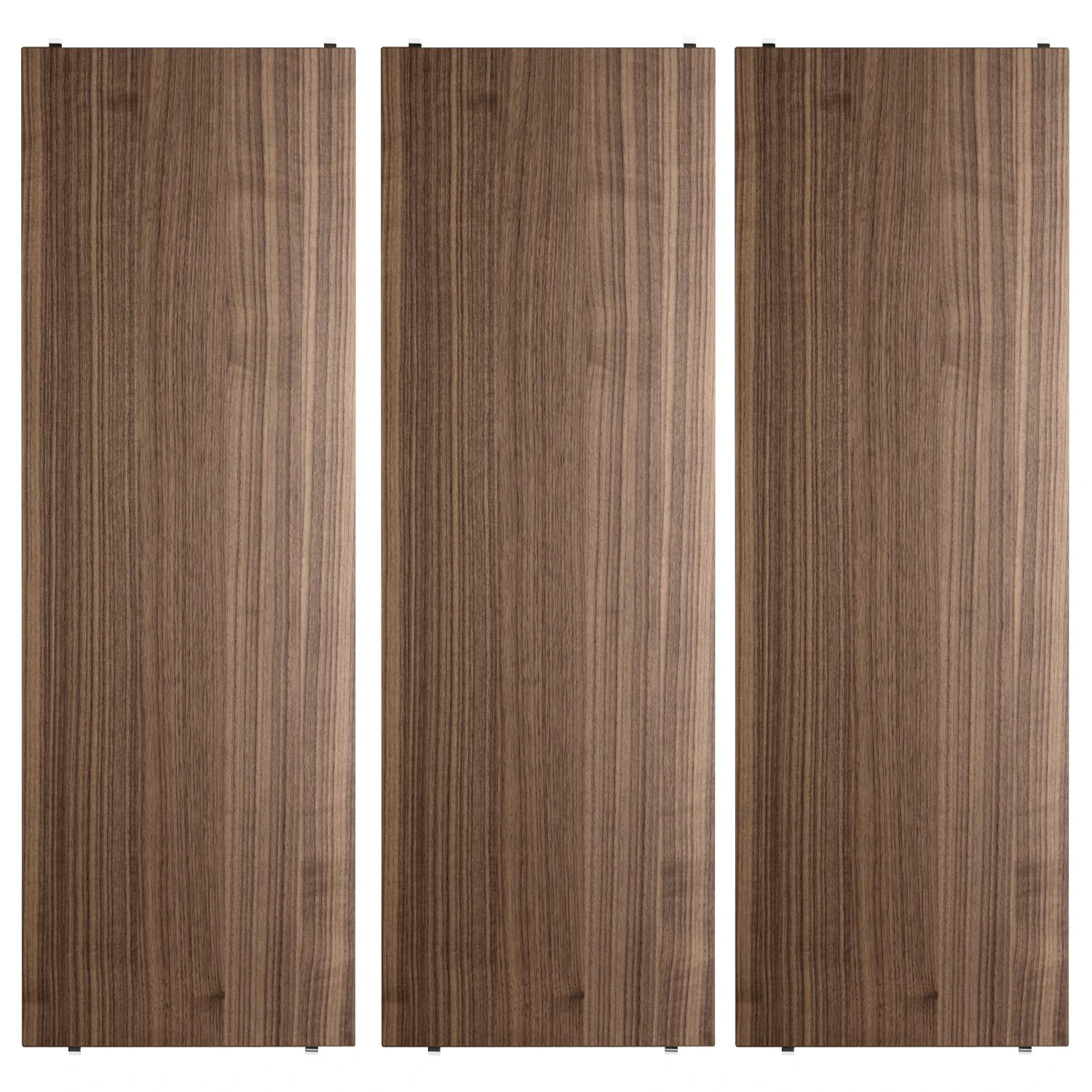 String Hyllplan 3-pack 78x30 Cm - Modulära hyllsystem Valnöt