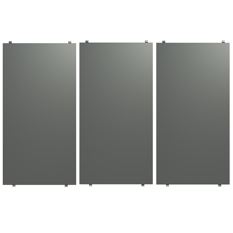 String Hyllplan 3-pack 58x30 cm, Mörkgrå