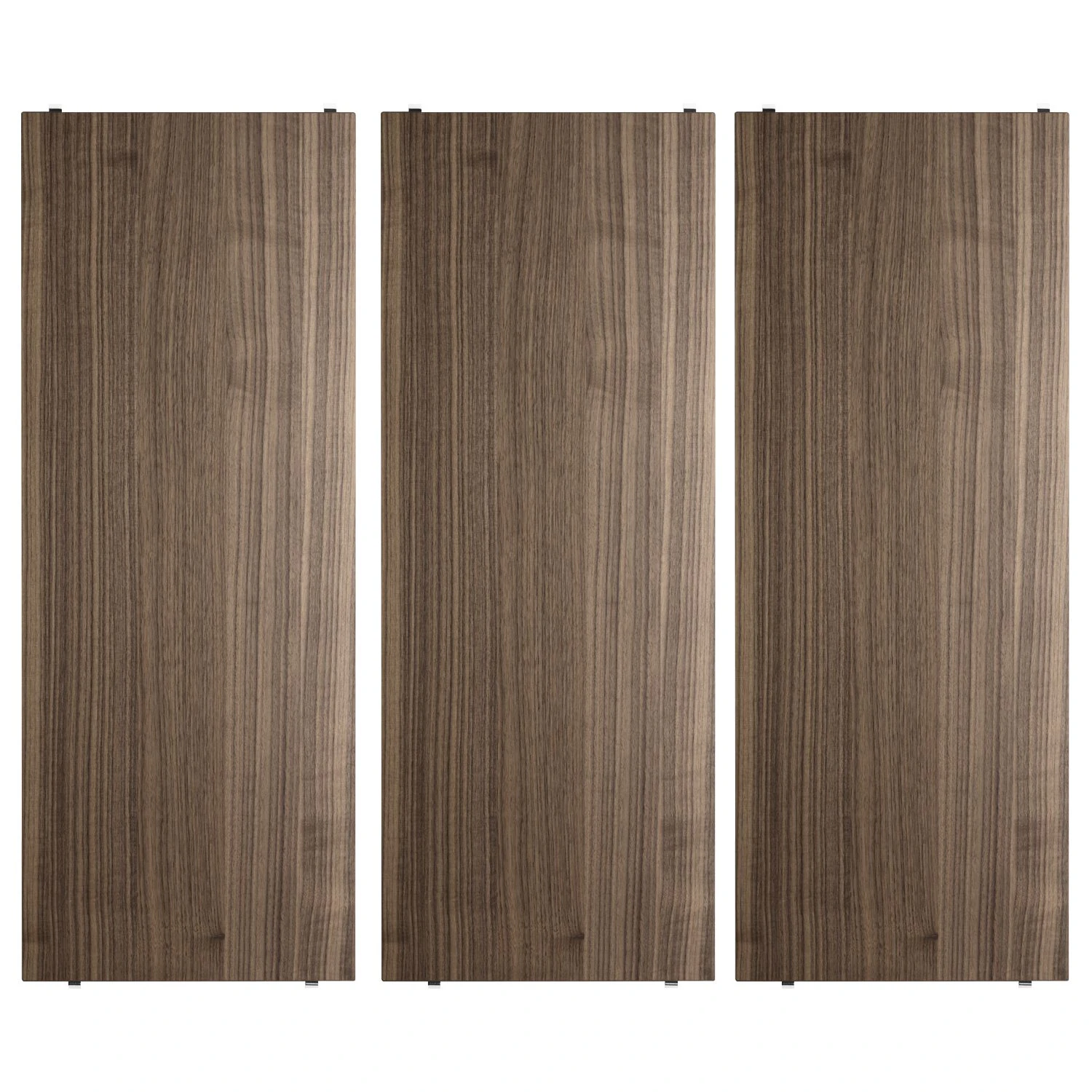 String Hyllplan 3-pack 58x30 Cm - Modulära hyllsystem Valnöt