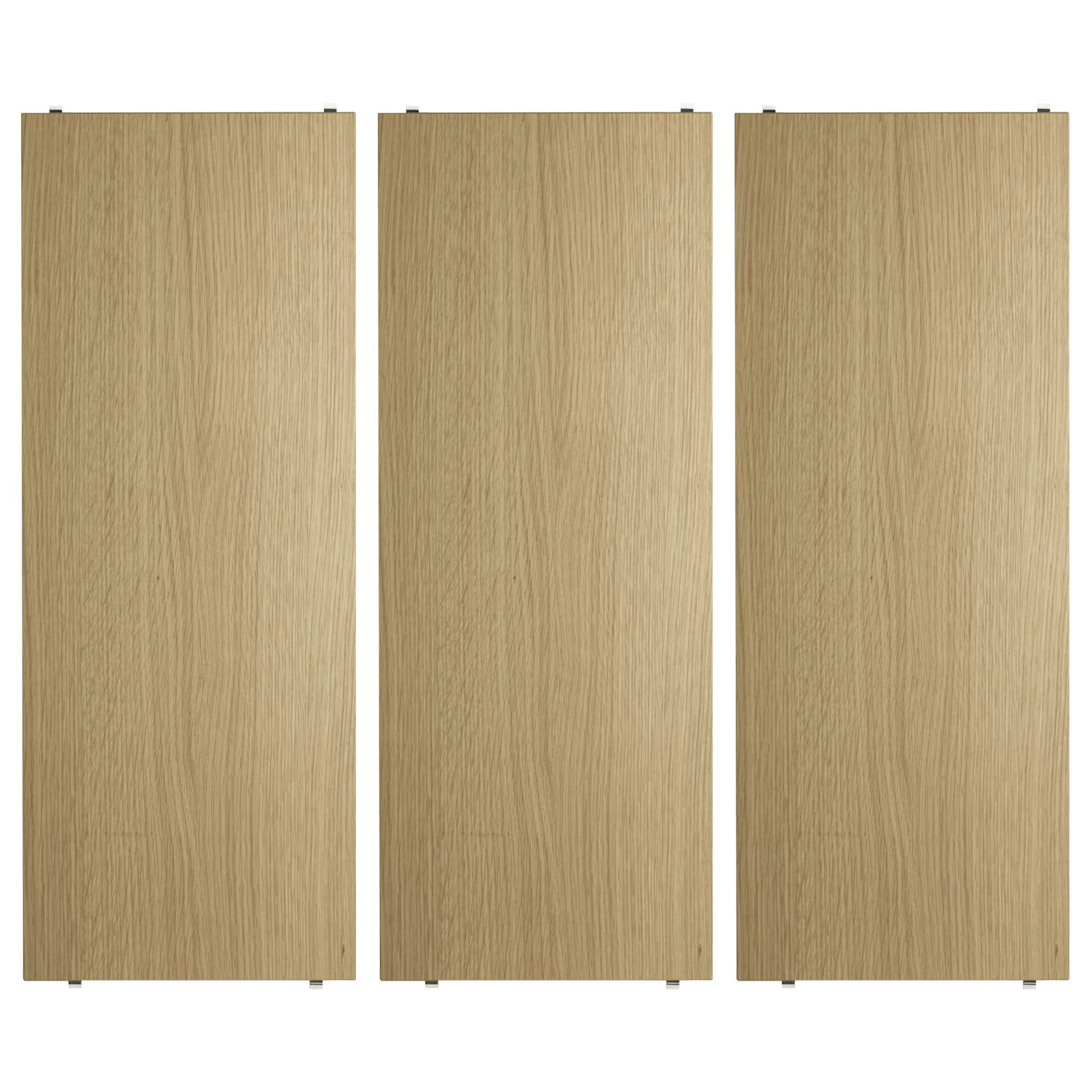 String Hyllplan 3-pack 58x30 Cm - Modulära hyllsystem Ek