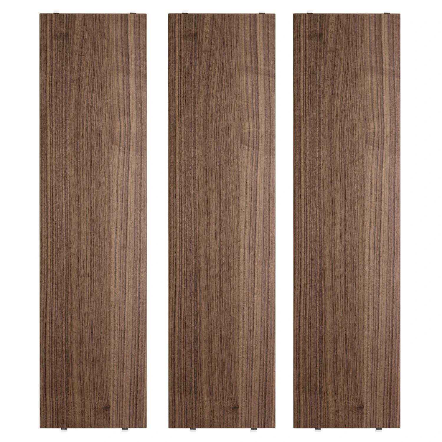 String Hyllplan 3-pack 78x20 Cm - Modulära hyllsystem Valnöt