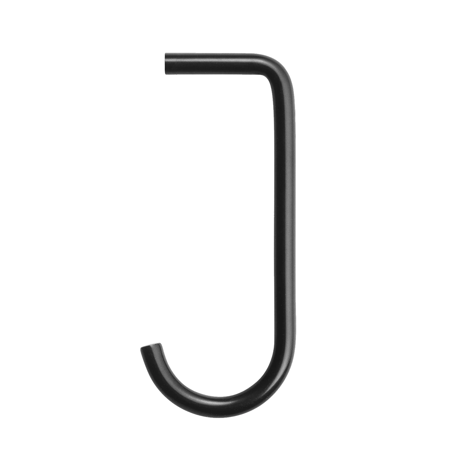 String J Krok Till Metallhylla 5-pack - Krokar & galgar Pulverlackat Stål Svart