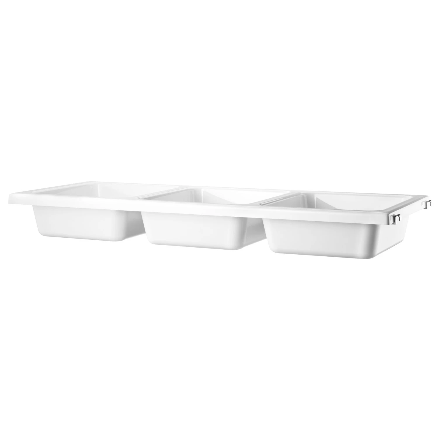 String Skålplan 30x78 Cm - Modulära hyllsystem Plast Vit