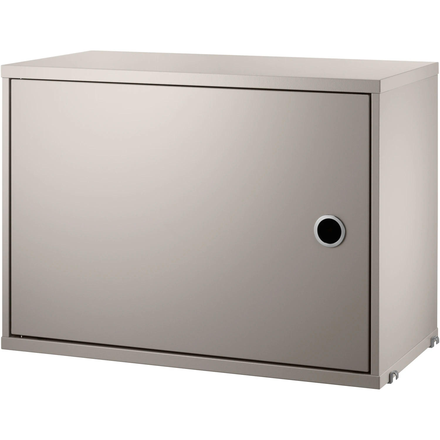 String Skåp + Dörr 58x30x42 Cm 1-pack - Modulära hyllsystem Lackad Mdf Beige