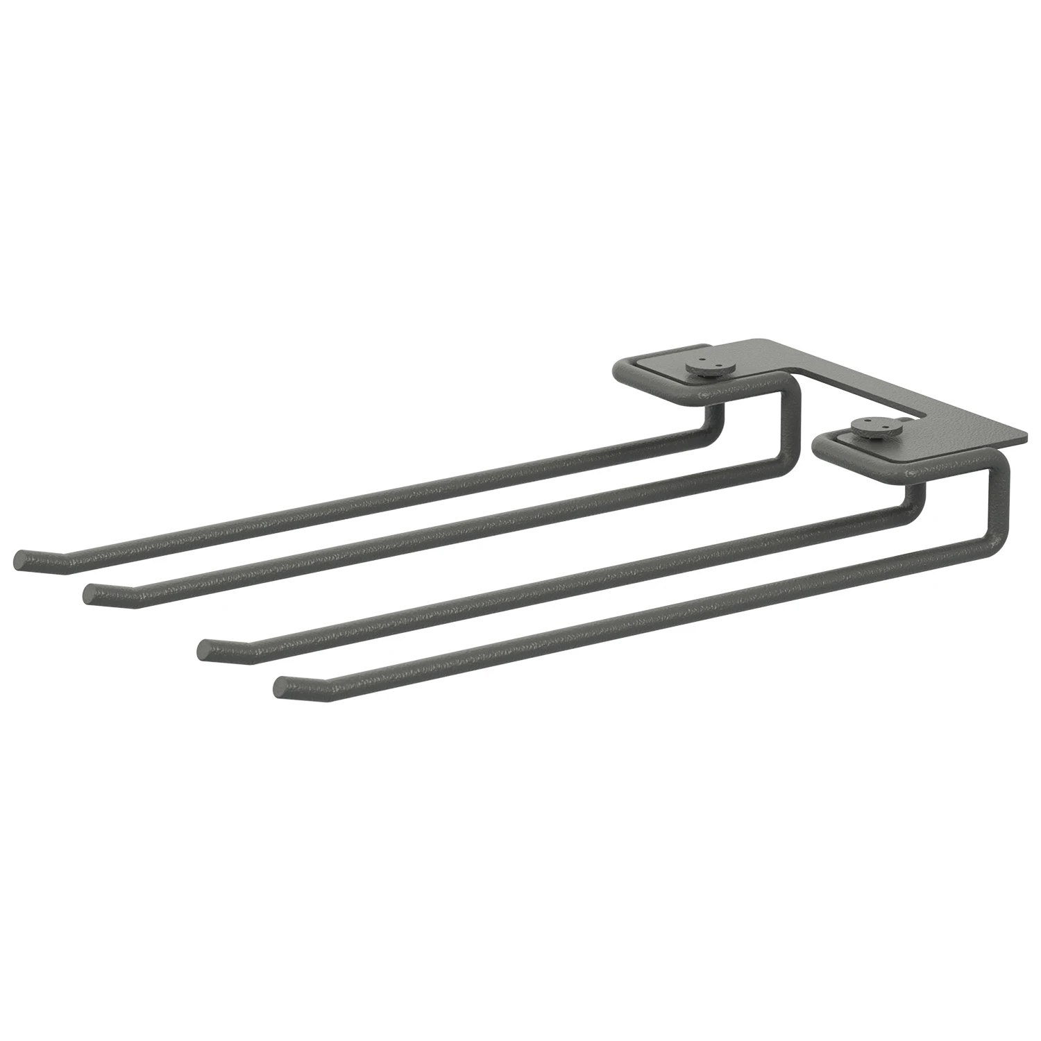 String Spjut Till Glas 20 Cm 2-pack - Modul&auml;ra hyllsystem St&aring;l M&ouml;rkgr&aring;