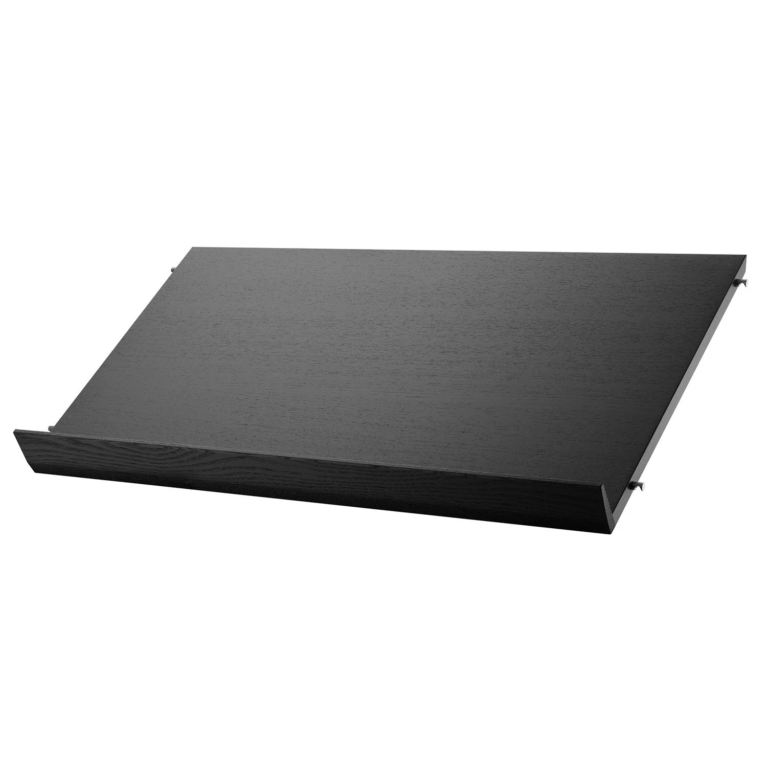 String Tidningshylla 30x78 Cm betsad Ask - Modulära hyllsystem Svart