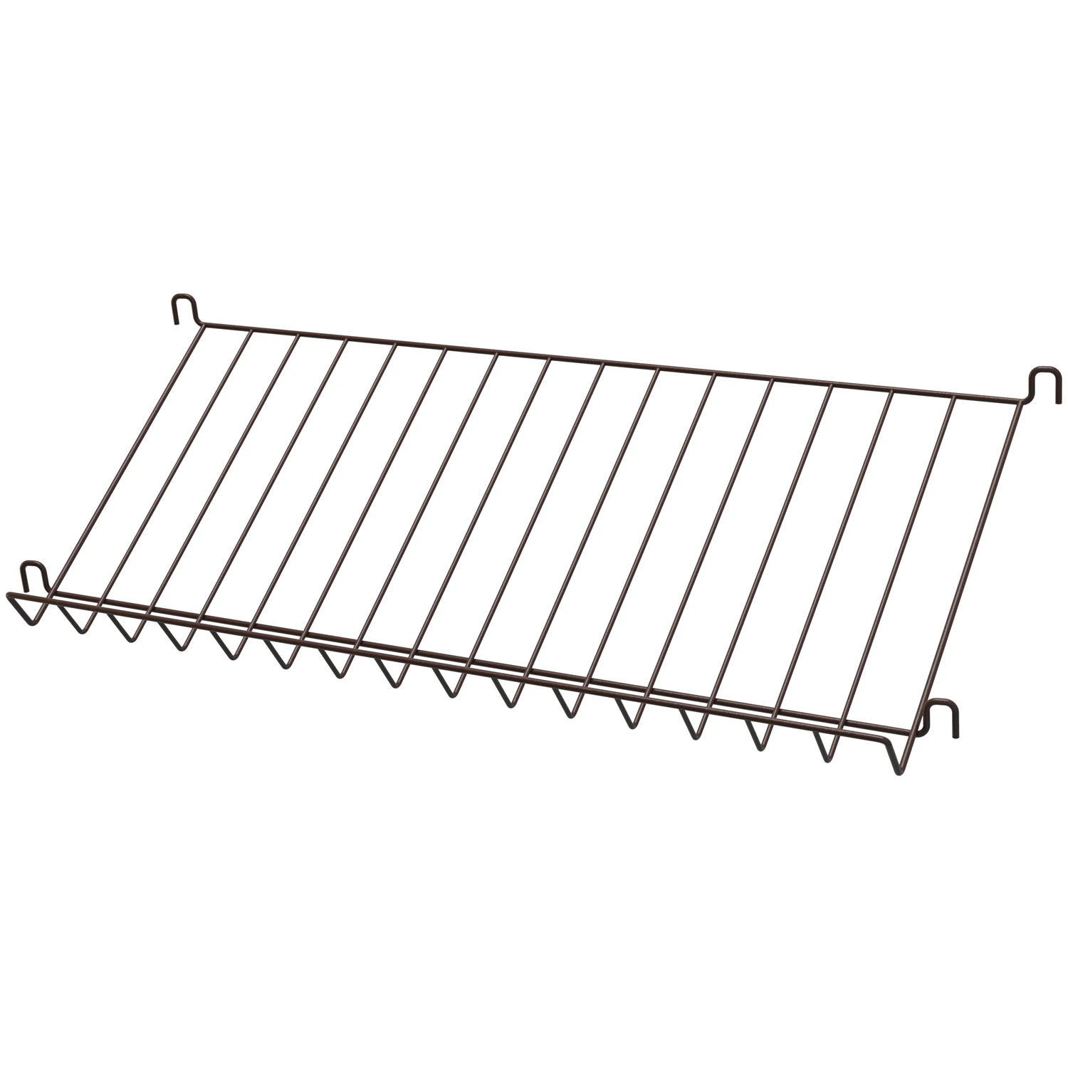 String Tidningshylla 30x78 Cm - Modulära hyllsystem Pulverlackat Stål Mörkbrun