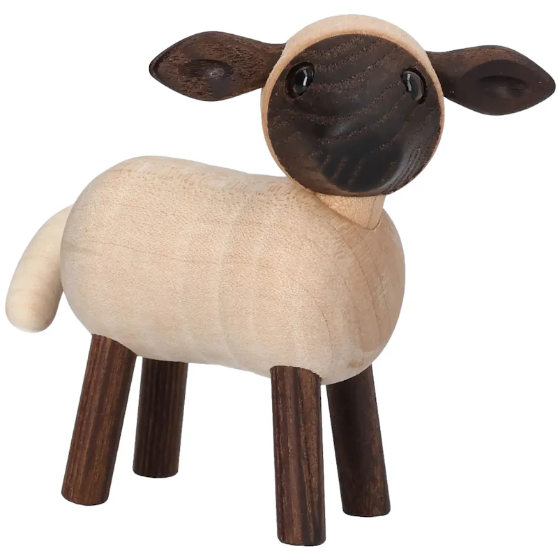 Will Träfigur Lamm, 8,5 cm