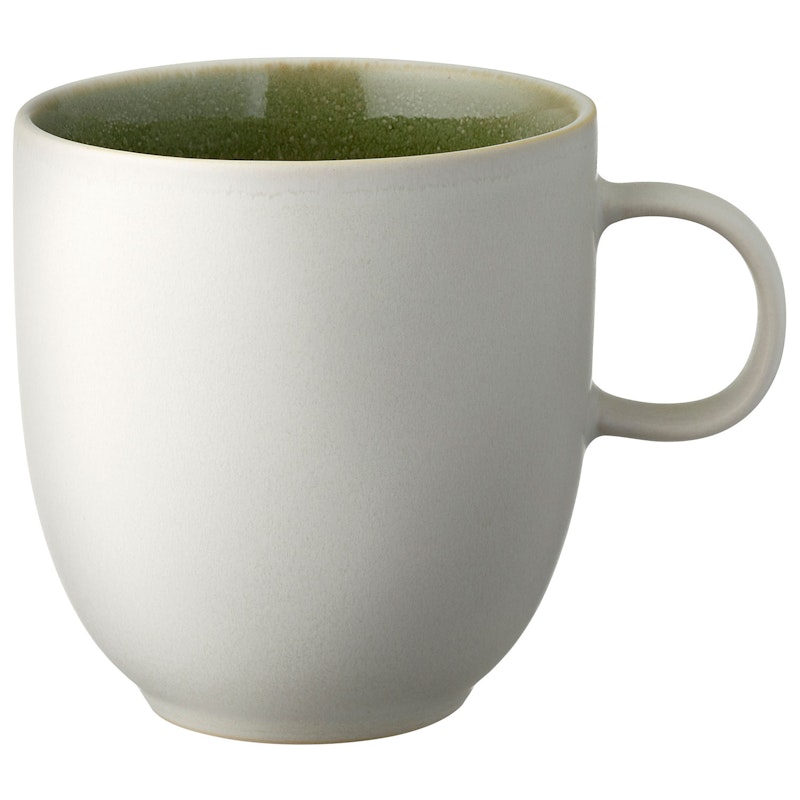 North Mugg 33 cl, Matte White/Shiny Moss
