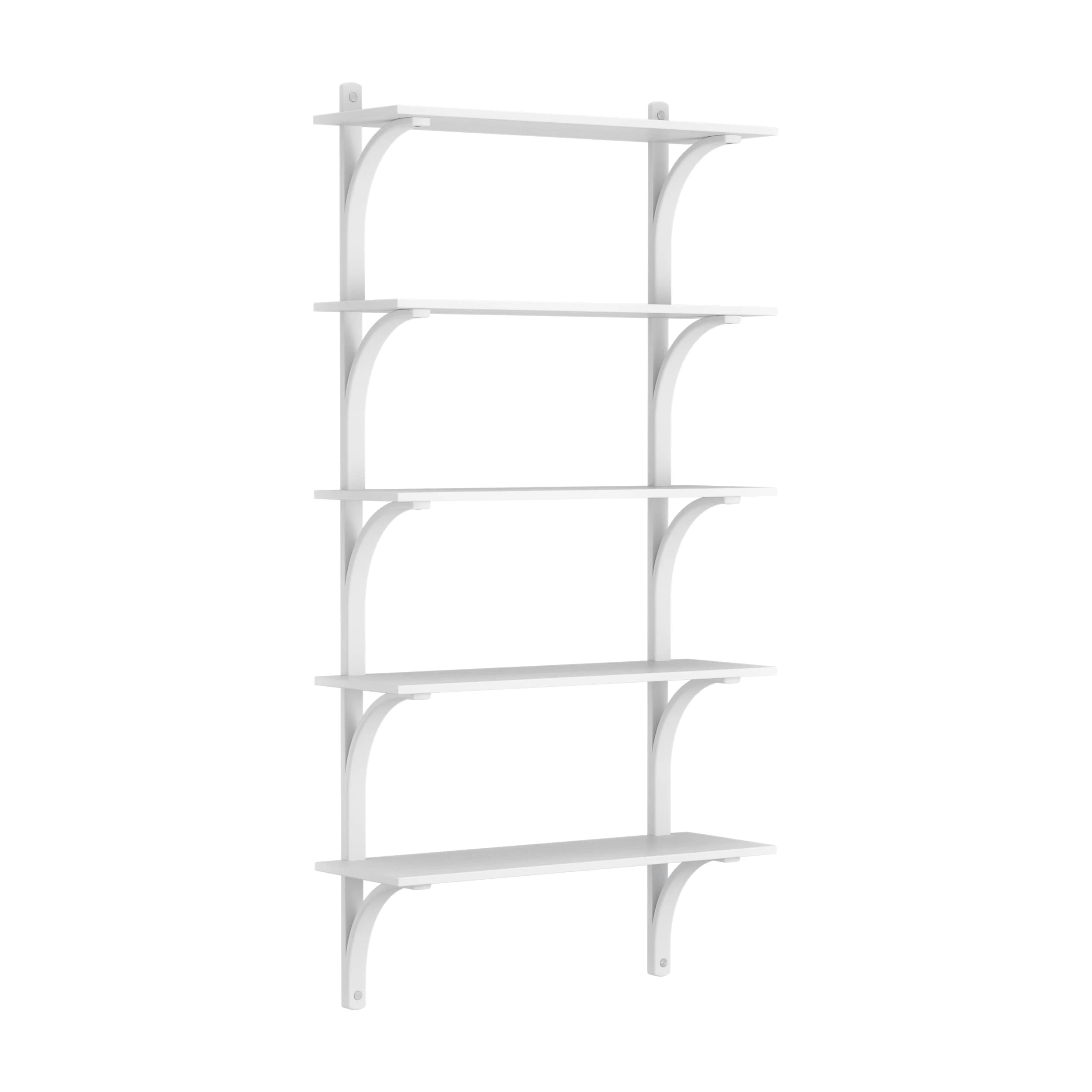 Swedese Levi V&auml;gghylla 90 Cm Stor Aluminium / - V&auml;gghyllor Ask Vitlaserad