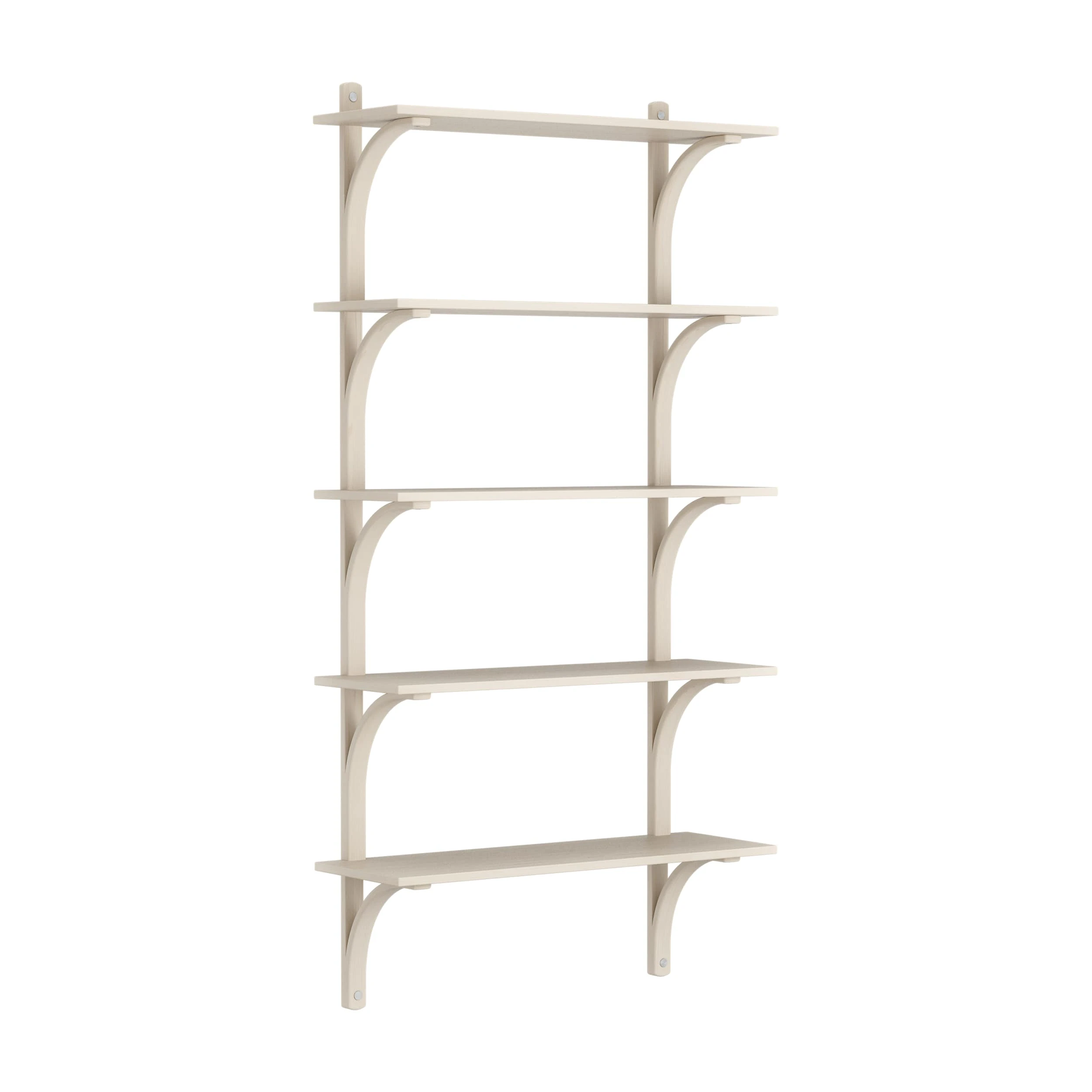 Swedese Levi V&auml;gghylla 90 Cm Stor Aluminium / - V&auml;gghyllor Ask Vitpigmenterad Ask