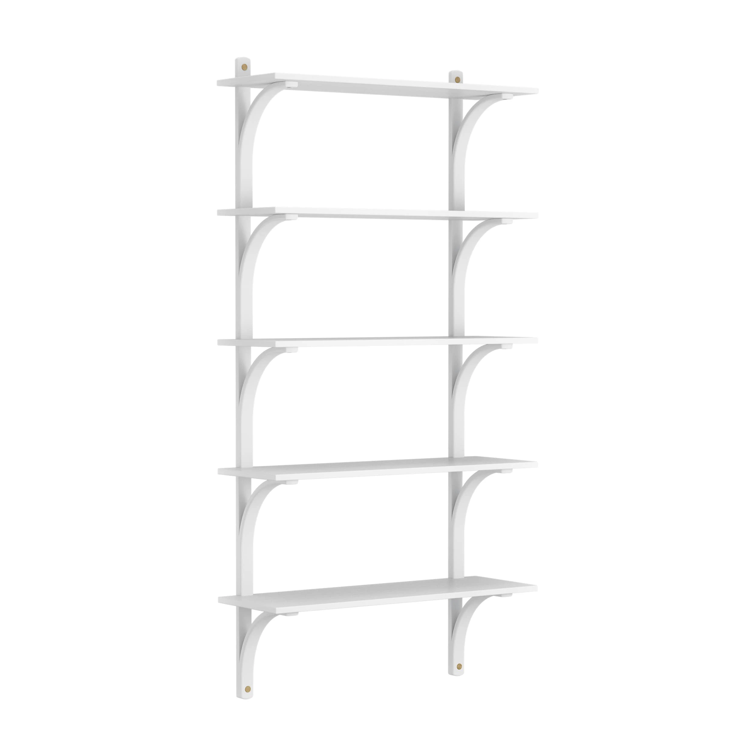Swedese Levi V&auml;gghylla 90 Cm Stor M&auml;ssing / - V&auml;gghyllor Ask Vitlaserad
