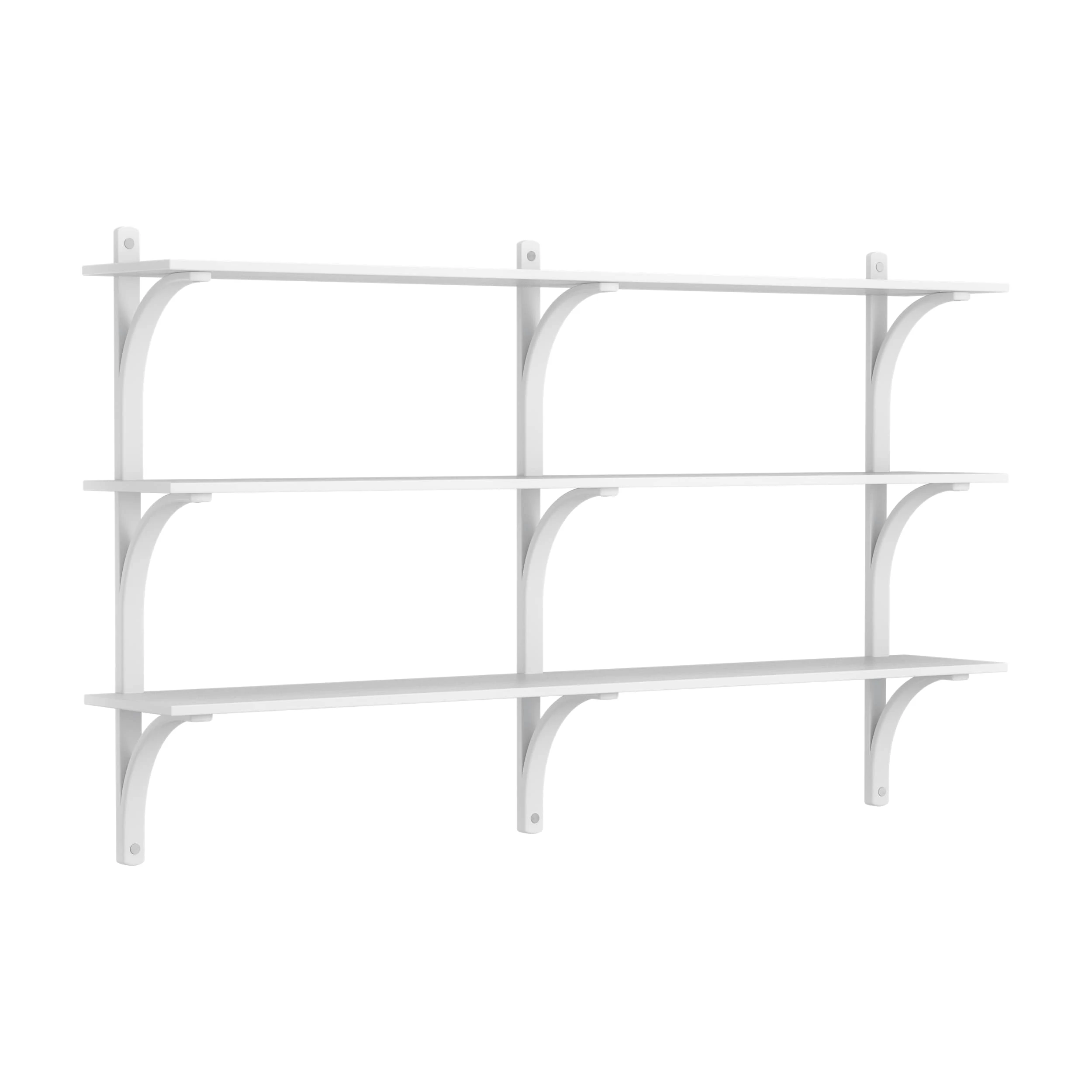 Swedese Levi V&auml;gghylla 180 Cm Medium Aluminium / - V&auml;gghyllor Ask Vitlaserad