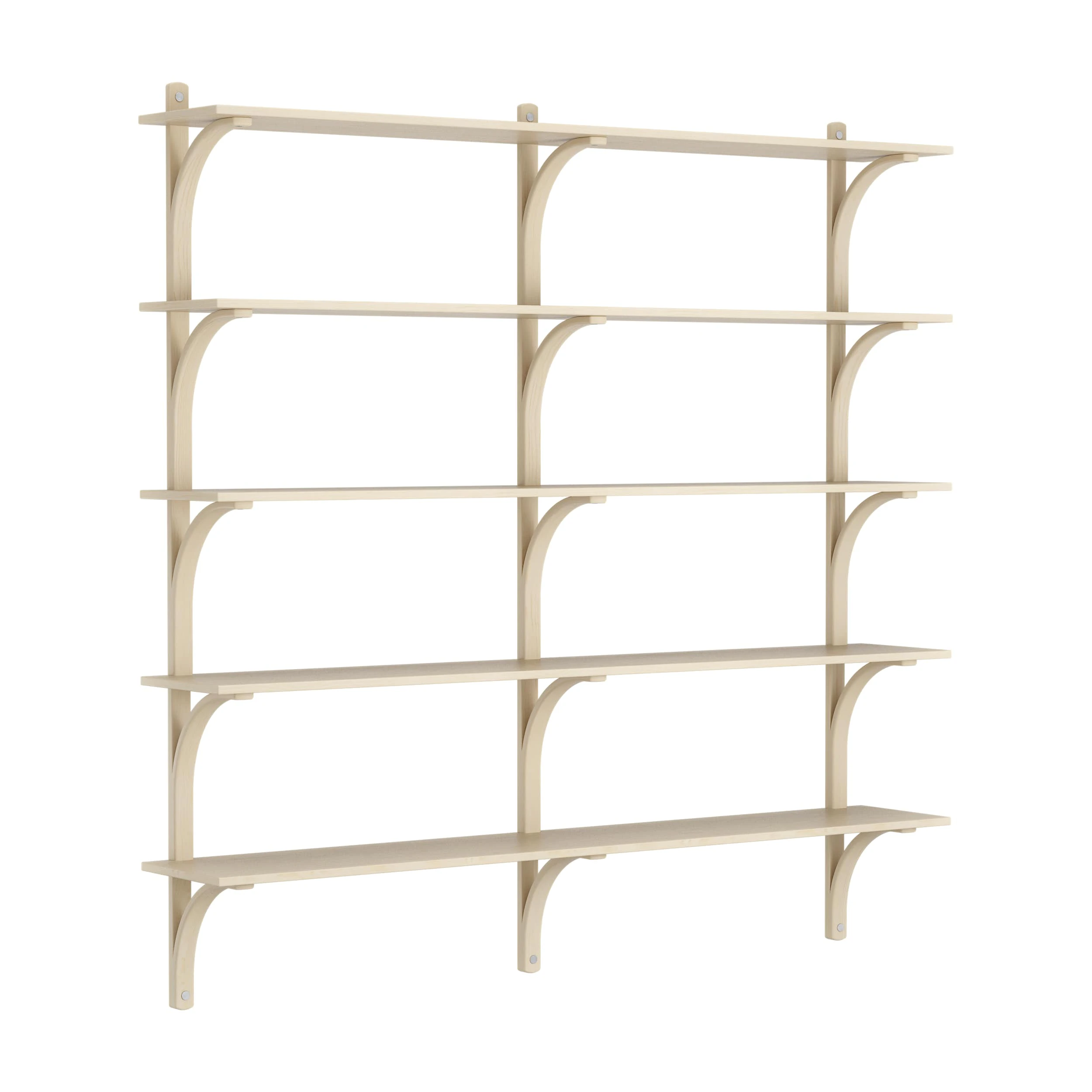Swedese Levi V&auml;gghylla 180 Cm Stor Aluminium / - V&auml;gghyllor Ask Naturlack