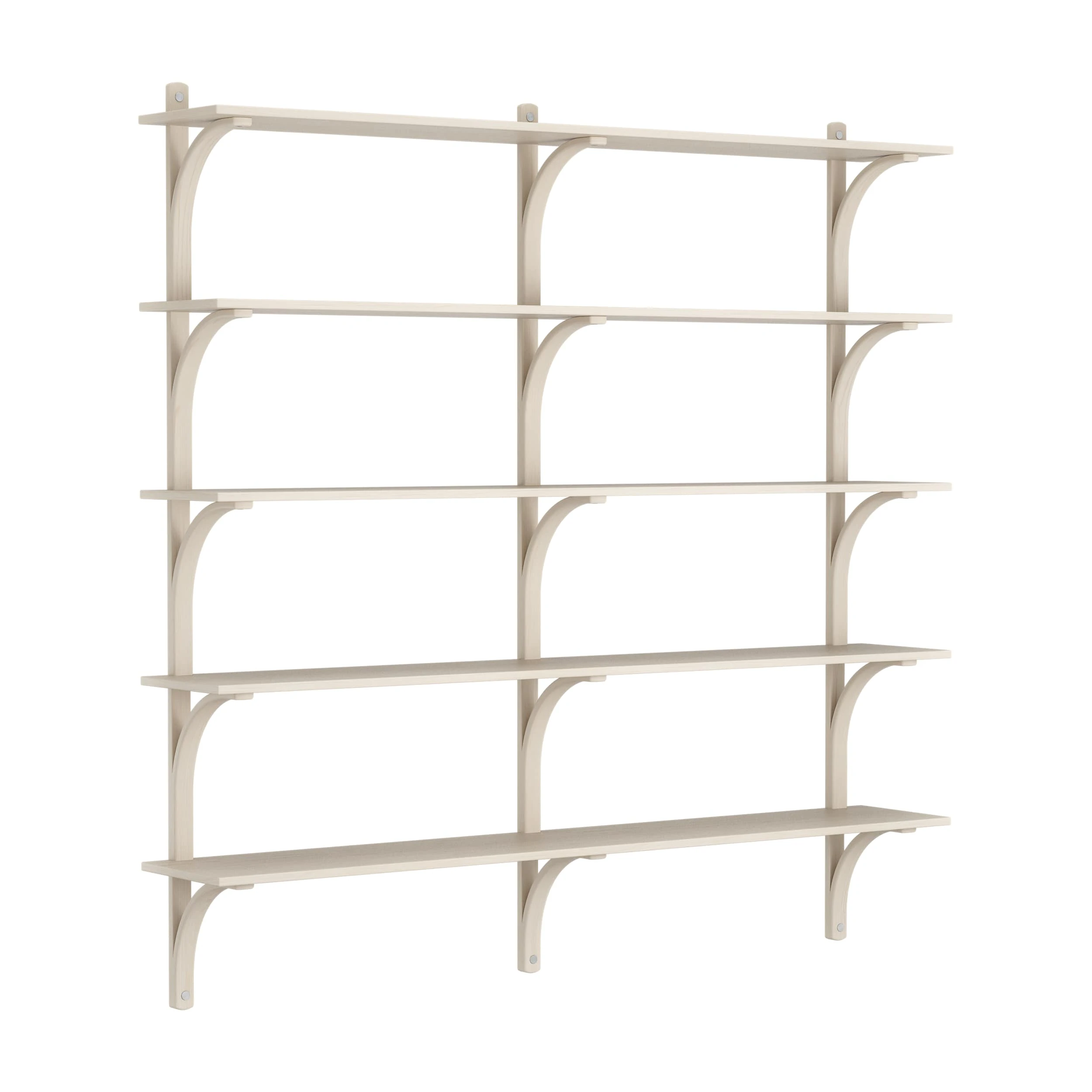 Swedese Levi V&auml;gghylla 180 Cm Stor Aluminium / - V&auml;gghyllor Ask Vitpigmenterad Ask