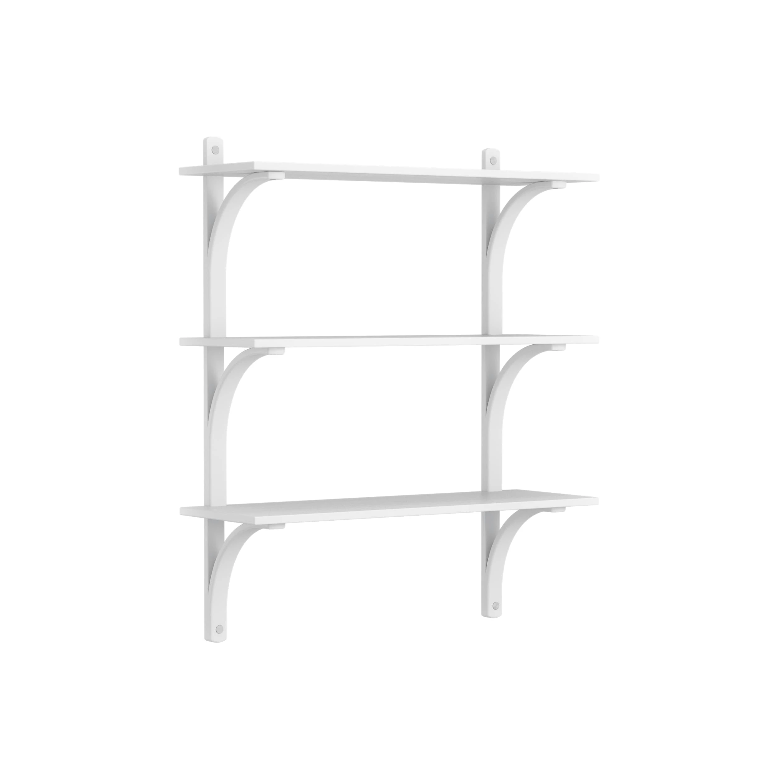 Swedese Levi V&auml;gghylla 90 Cm Medium Aluminium / - V&auml;gghyllor Ask Vitlaserad