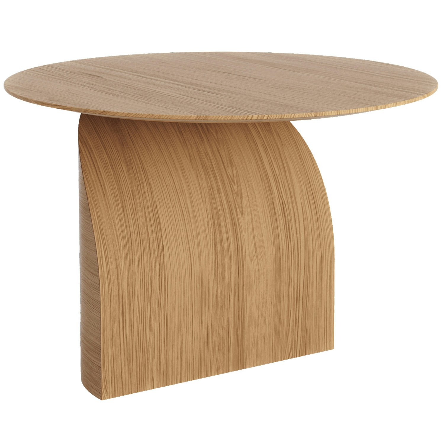 swedese savoa soffbord ø64 cm - soffbord ek oljad ek