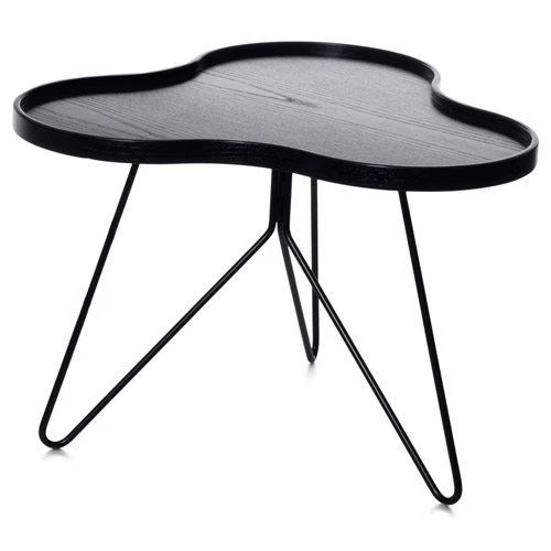 Swedese Flower Mono Soffbord 66 Cm /svart - Soffbord Askfan&eacute;r Svartlaserad