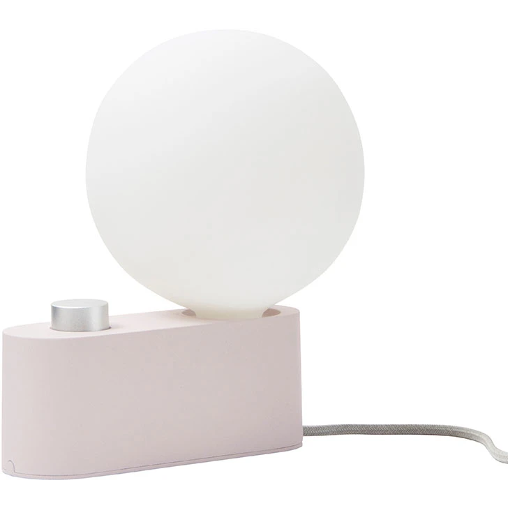 Tala Alumina Bordslampa Med Sphere Iv - Bordslampor Glas Rosa