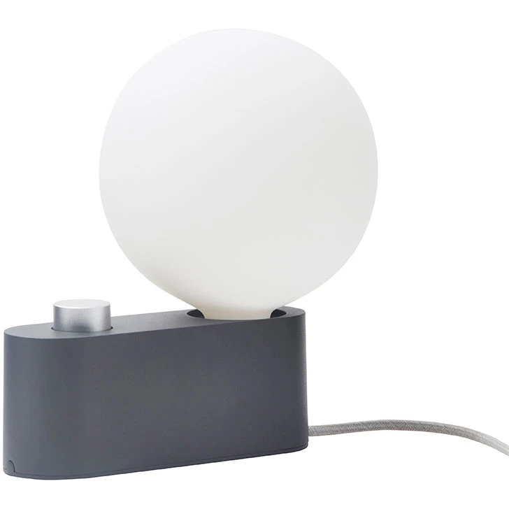 Tala Alumina Bordslampa Med Sphere Iv - Bordslampor Glas Svart