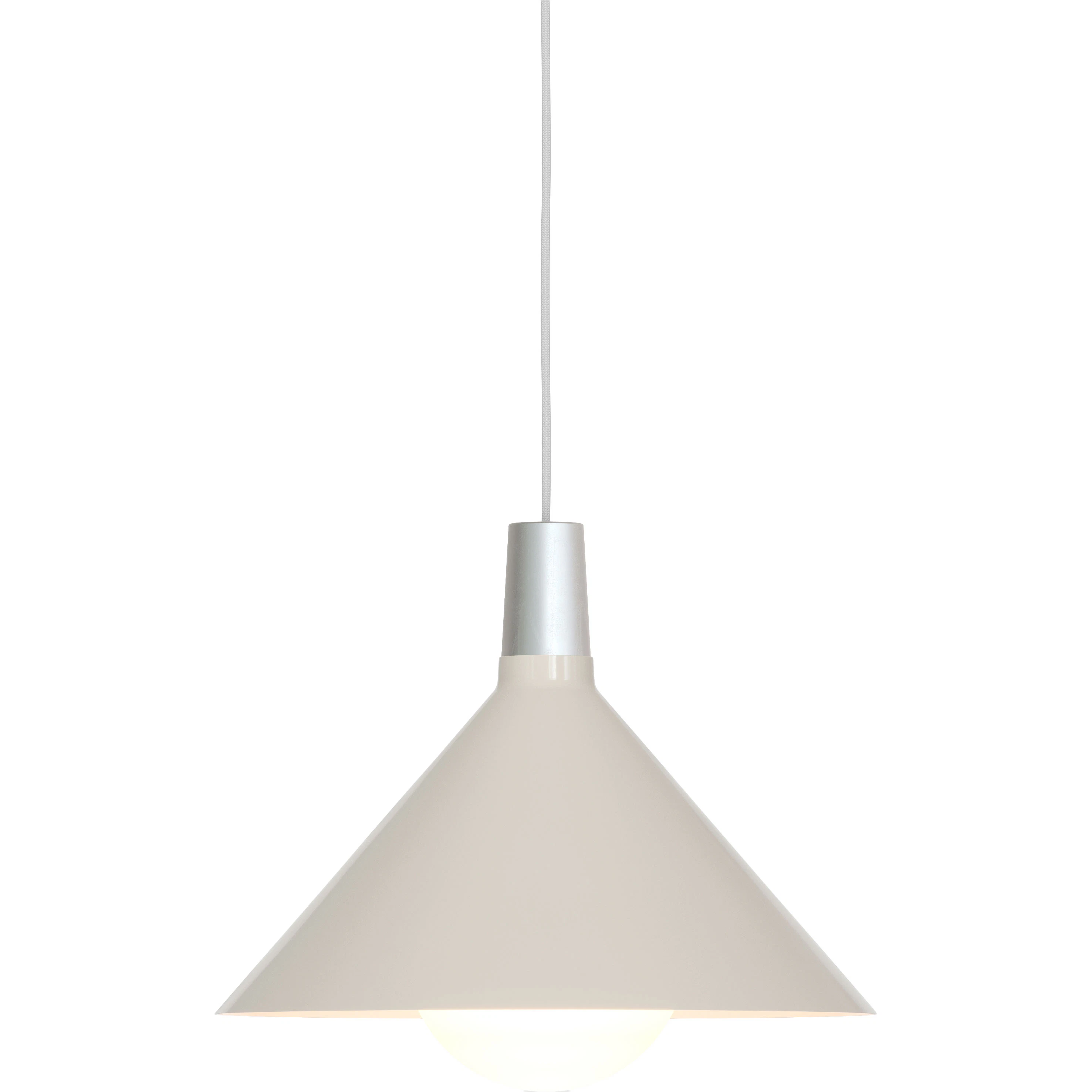 Tala Bower Pendel Ø36 - Pendellampor Anodiserad Aluminium Vit