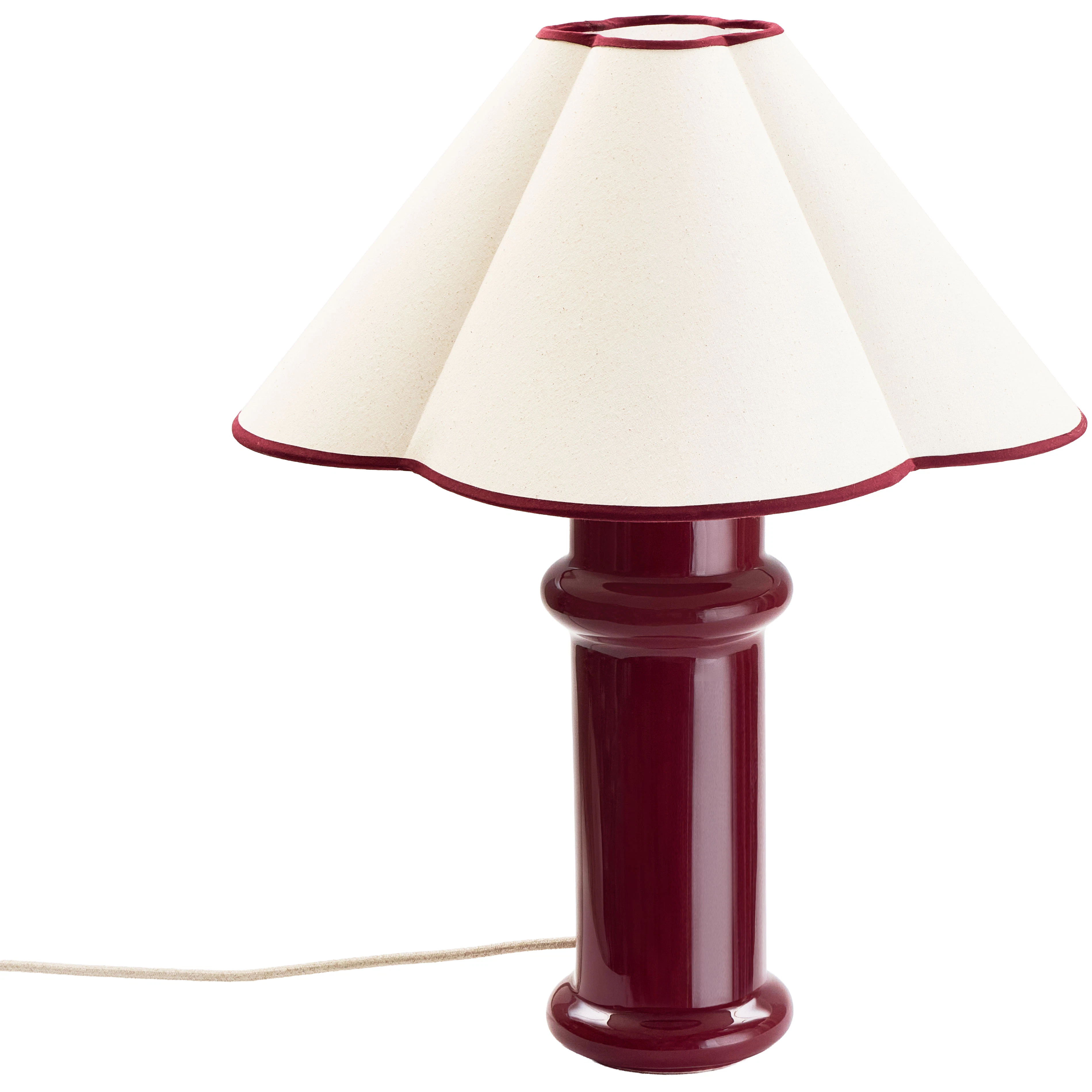Tala Heath Bordslampa - Bordslampor Bomull Neutral White
