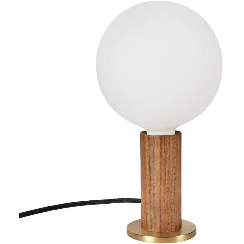 Tala Knuckle Bordslampa Med Sphere Iv Ljusk&auml;lla - Bordslampor Valn&ouml;t