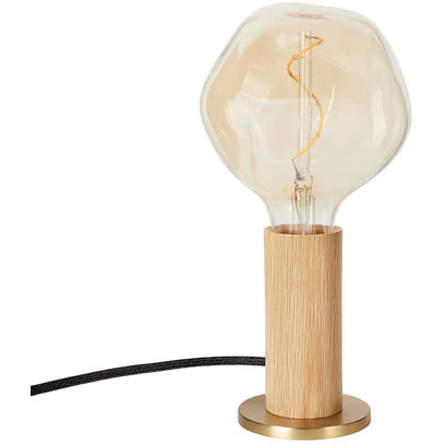 Tala Knuckle Bordslampa Med Voronoi-i Ljusk&auml;lla - Bordslampor Ek