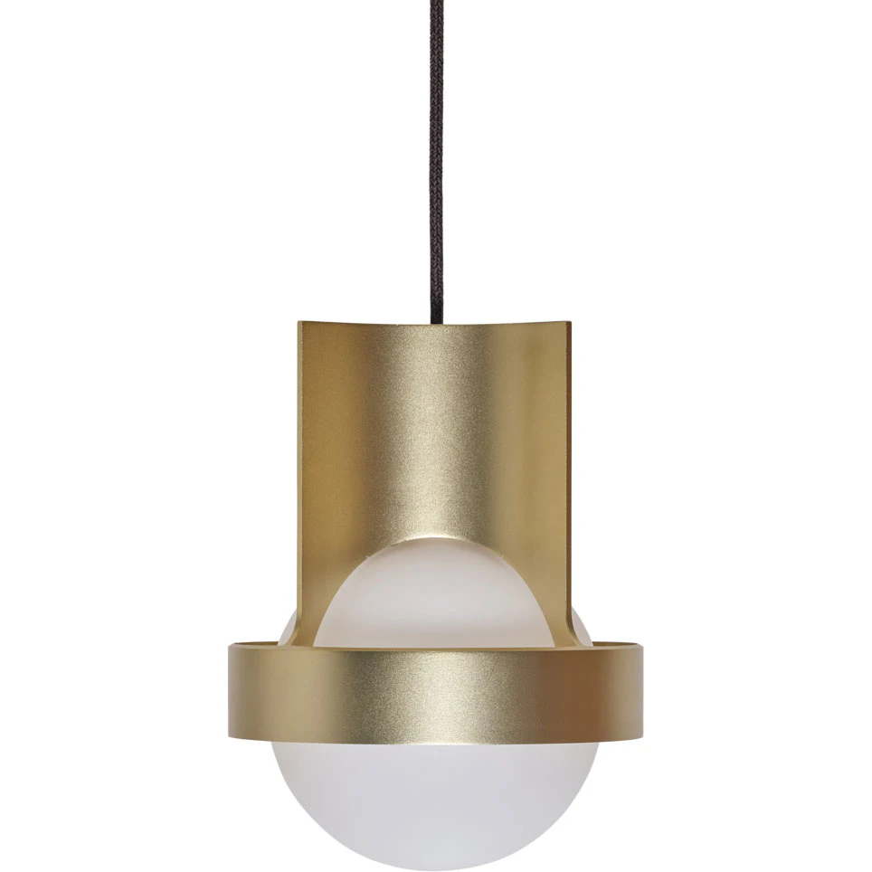 Tala Loop Single Taklampa Med Sphere Iv - Pendellampor Anodiserad Aluminium Guld