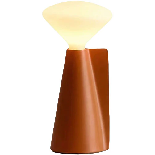 Tala Mantle Portabel Lampa - Portabla lampor Glas Claycourt Orange