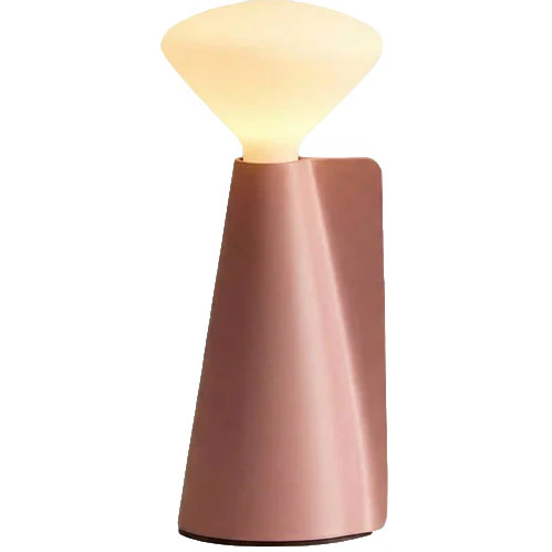 Tala Mantle Portabel Lampa - Portabla lampor Glas Peony Pink
