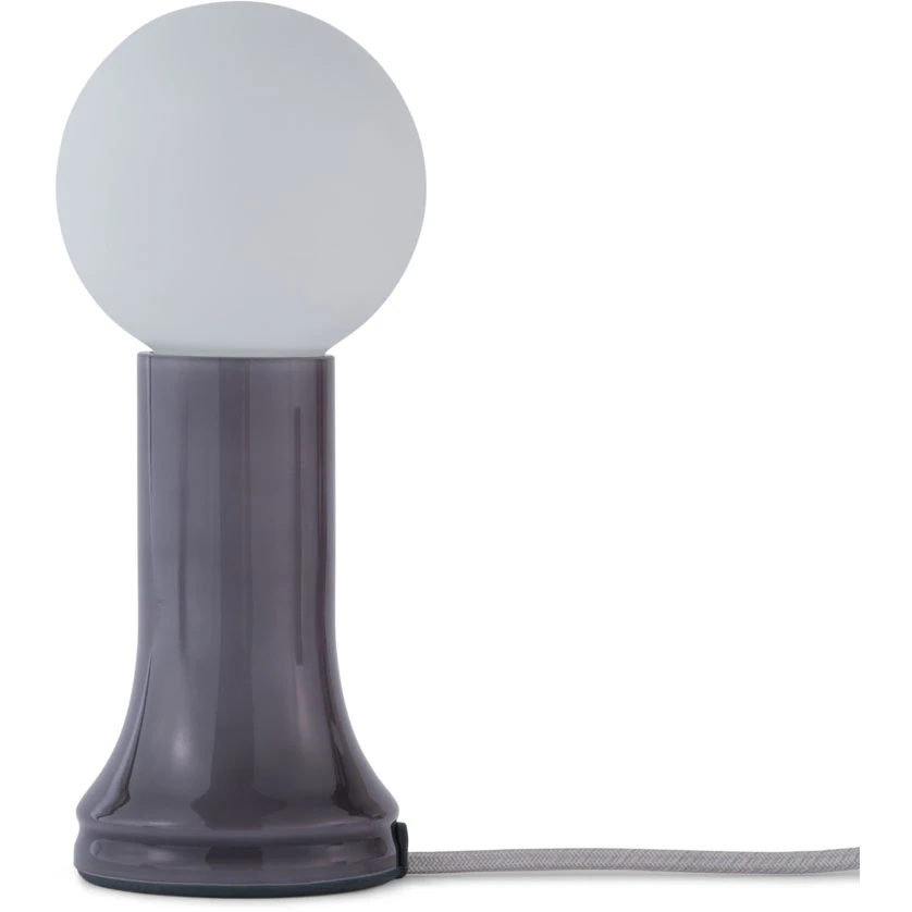 Tala Shore Bordslampa - Bordslampor &Aring;tervunnet Glas Smoke Grey