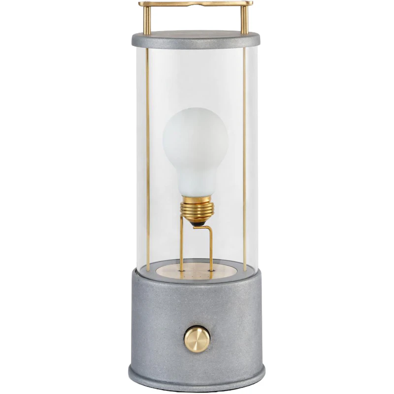 The Muse Portabel Lampa, Rå Aluminium