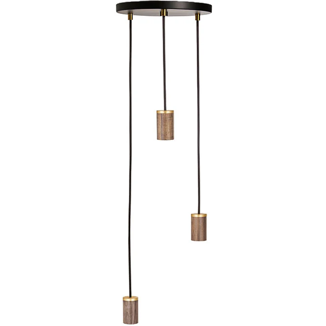 Tala Triple Pendel - Pendellampor Valnöt