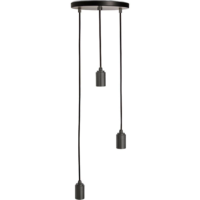 Tala Triple Pendel - Pendellampor Pulverlackat Stål Grafit