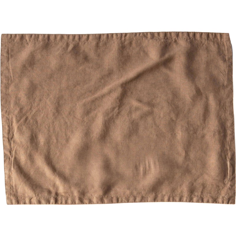 Linen Bordstablett 35x50 cm, Hazelnut