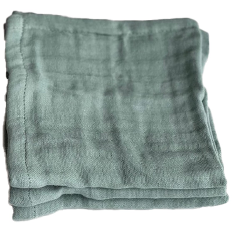 Fine Ansiktshanddukar 30x30 cm 3-pack, Dusty Mint