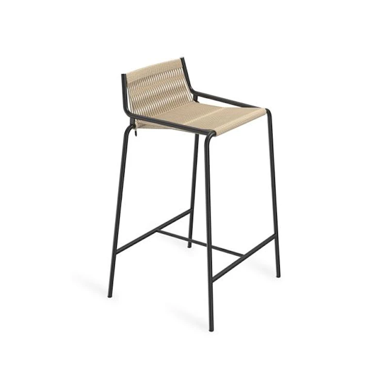 Noel Barstol Svart/Linne H67 cm