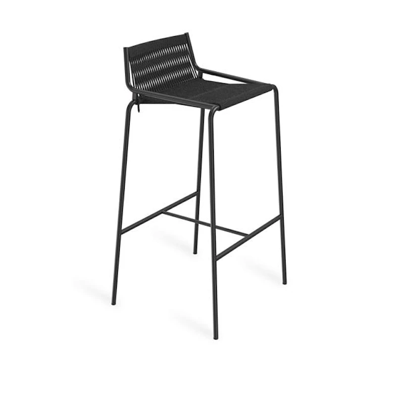 Noel Barstol Svart/Svart Linne H77 cm