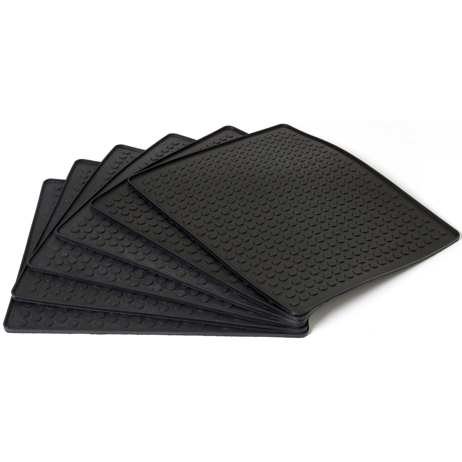 Tica Copenhagen Matta F&ouml;r Skohylla 6-pack - Skohyllor Gummi Svart