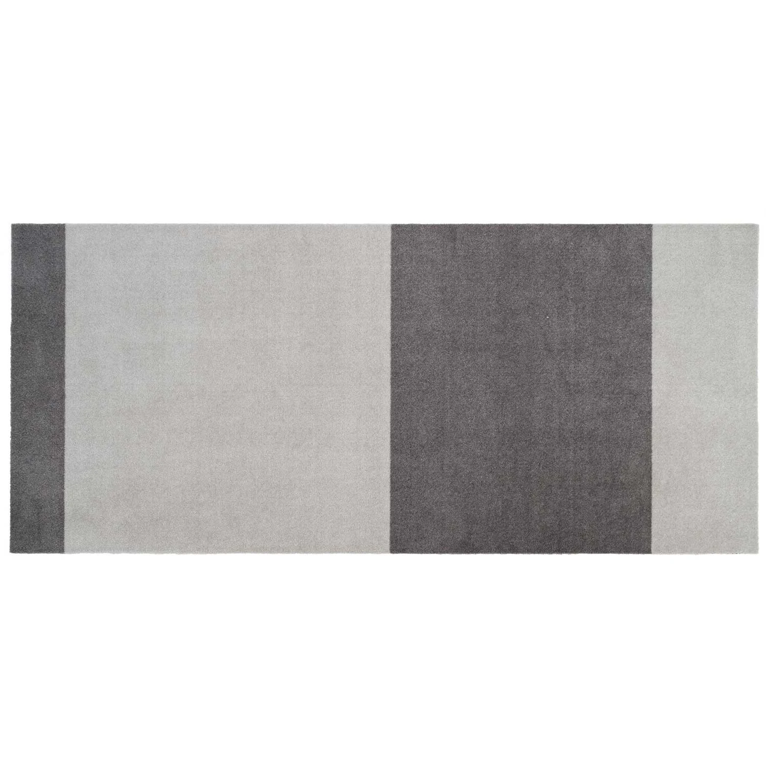 Tica Copenhagen Stripes Matta Steel Grey / 90x200 Cm - Mönstrade mattor Vinyl Ljusgrå