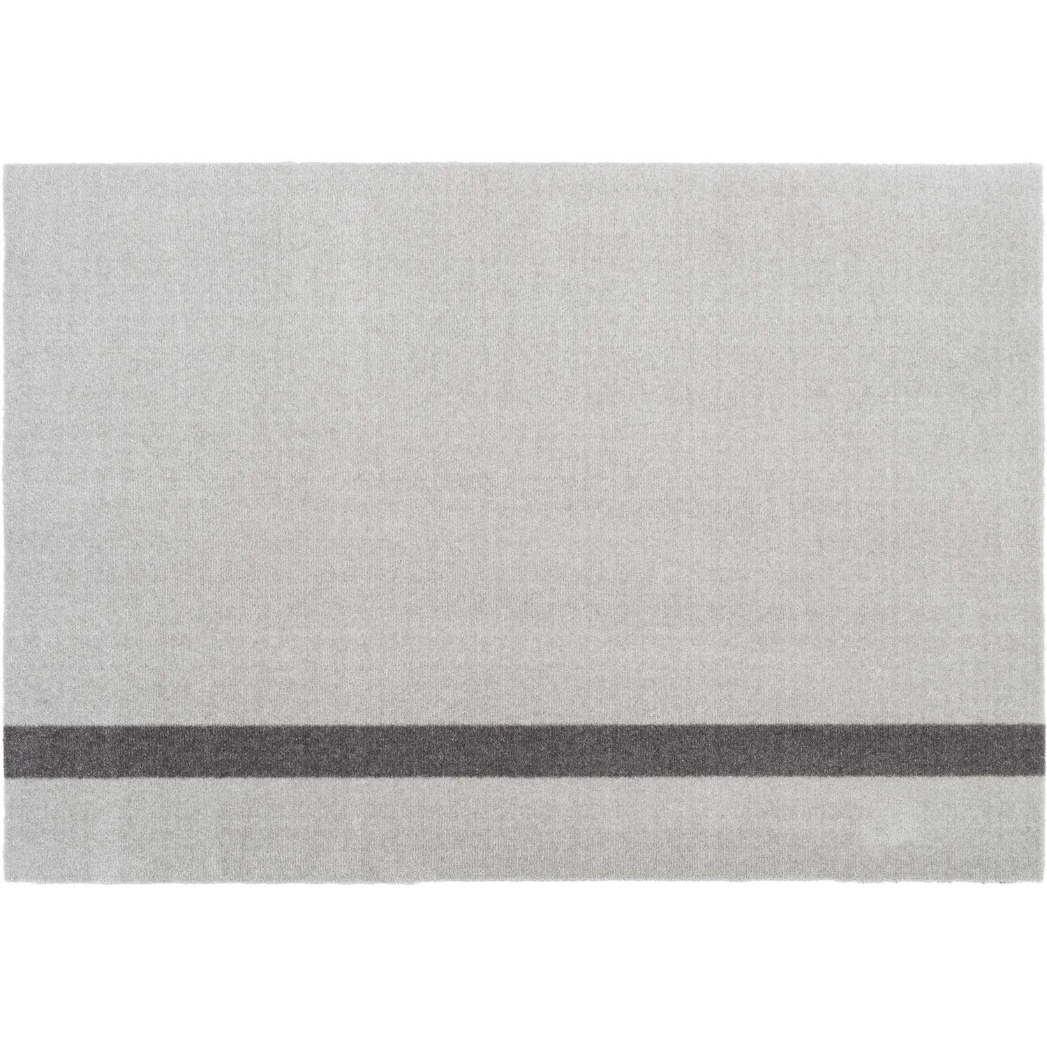Tica Copenhagen Stripes Vertikal Matta / Steel Grey 90x130 Cm - Mönstrade mattor Vinyl Ljusgrå