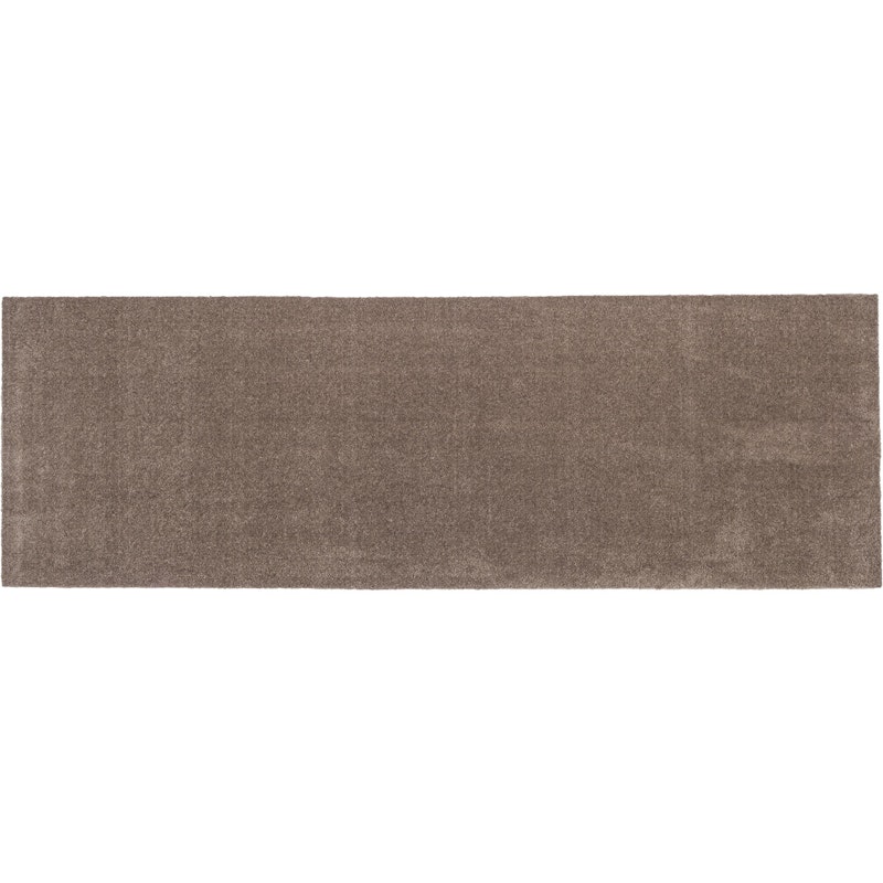 Unicolor Dörrmatta Sand / Beige, 90x200 cm