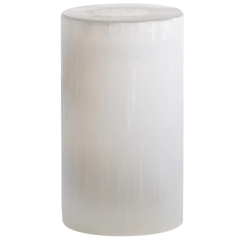 Slow Ljuslykta Vit, 15 cm