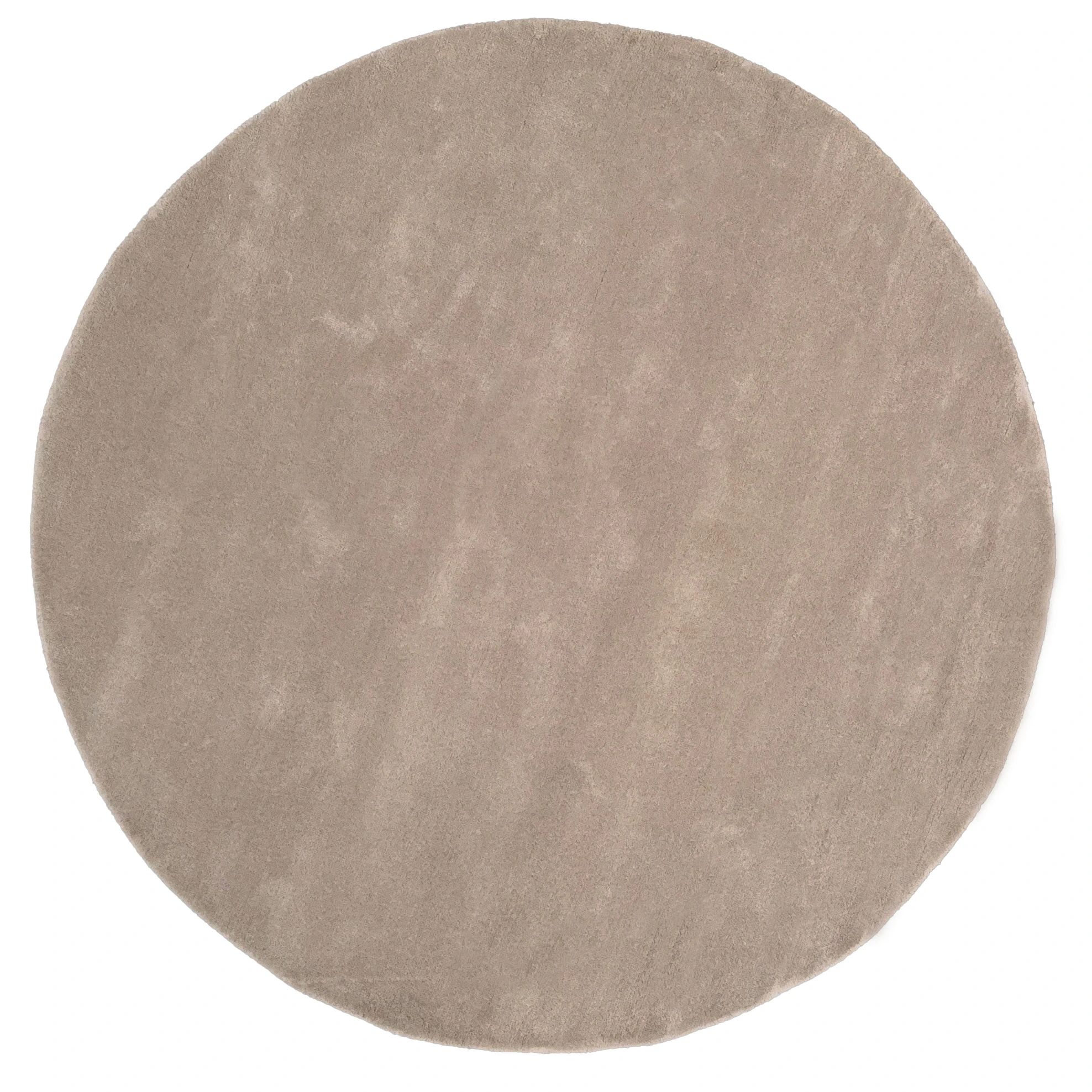 Tinted Objects Liljehok matta Ø200 Cm - Enfärgade mattor Ull Beige