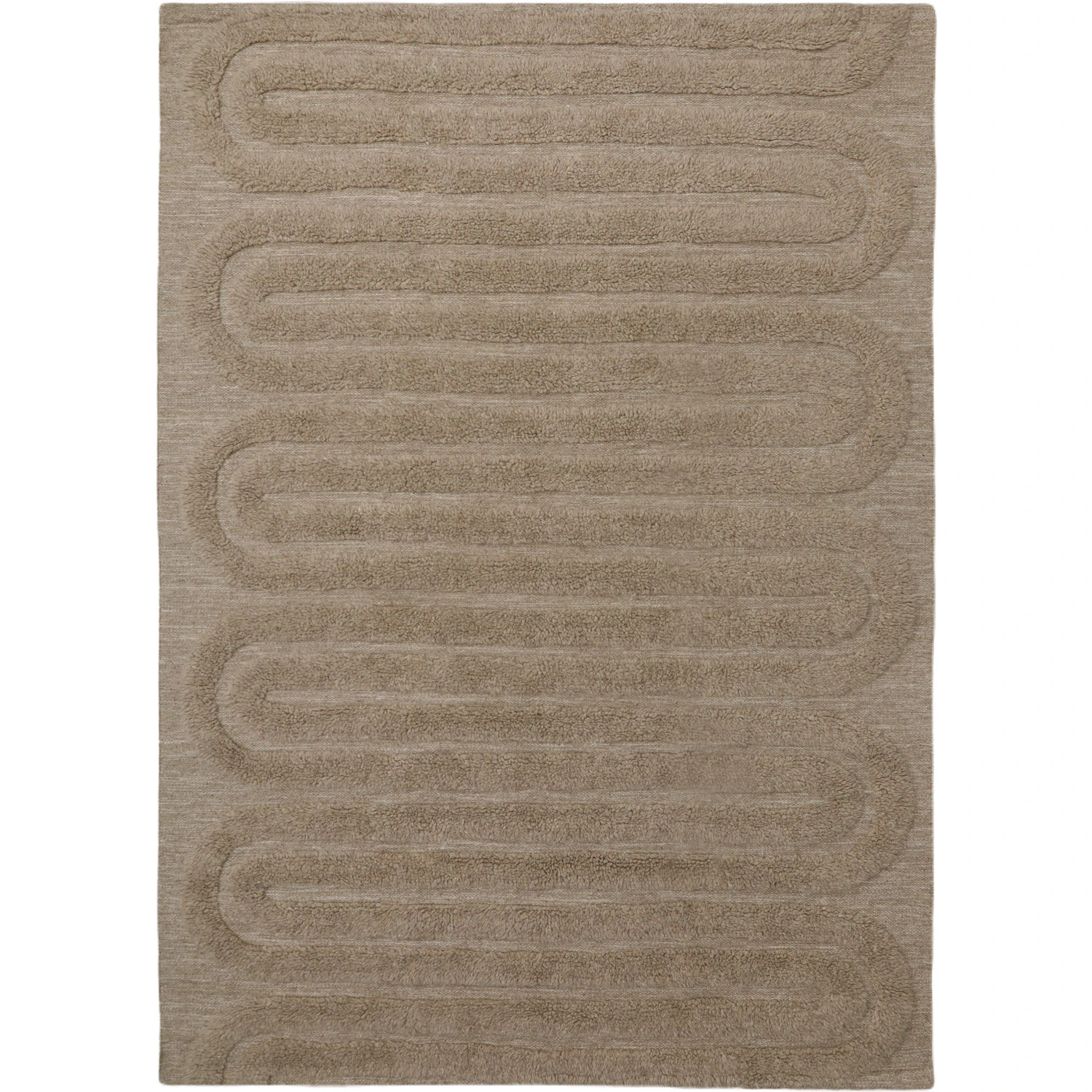 Tinted Objects Riklund matta 280x380 Cm - Enfärgade mattor Ull Beige Melange