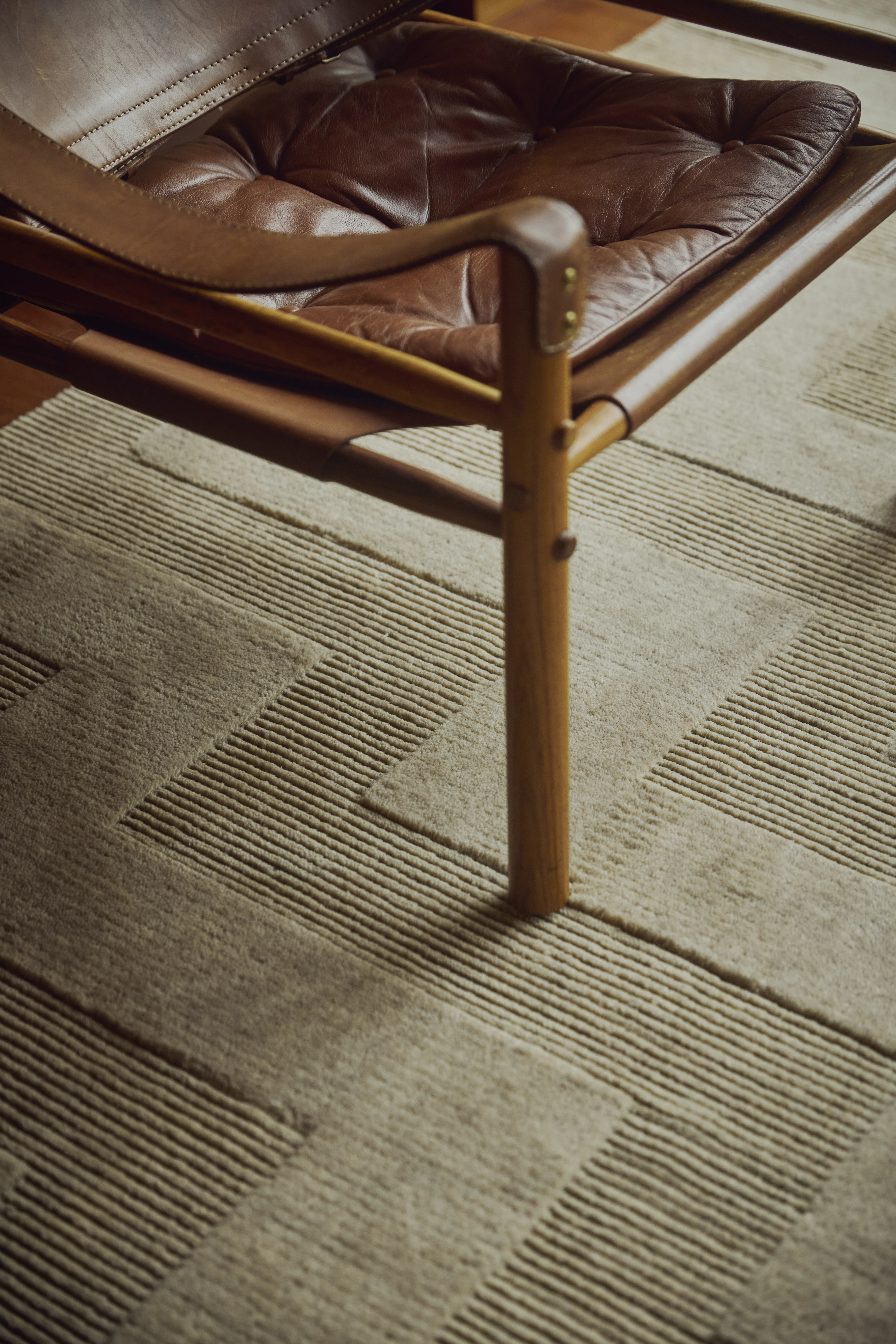 Tinted Objects Valmont Wool Rug Beige-melange, beige melange från Tinted Objects, bild 2
